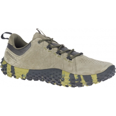 Merrell Minimal Running Shoes Wrapt Olive Green Men